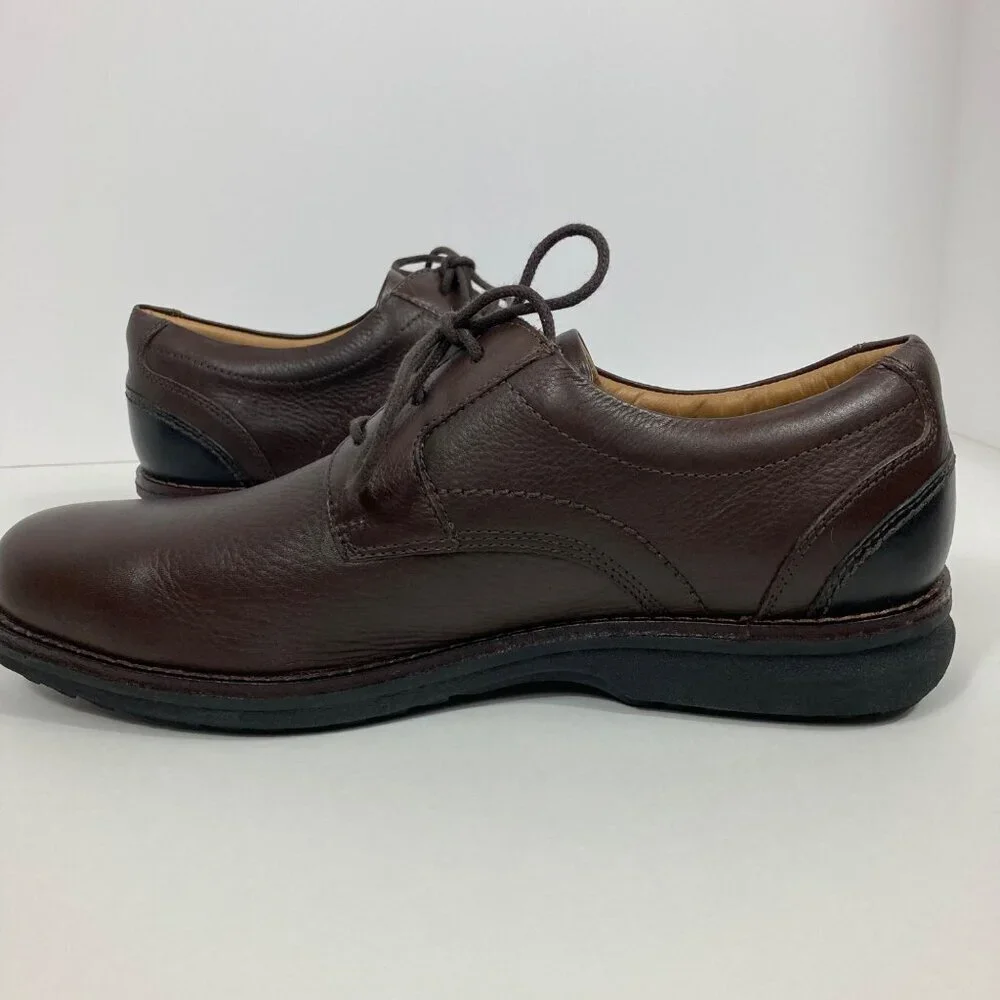 Mens Rockport Brown‎ Premium Class Plain Toe Oxford V81871 Trutech 9